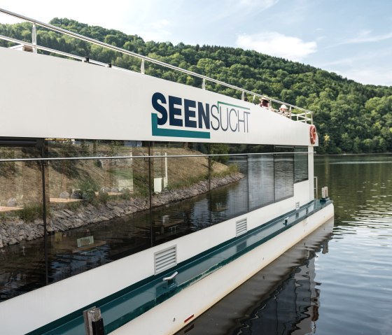 Schiff Seensucht Obersee, © Eifel Tourismus GmbH, Dominik Ketz