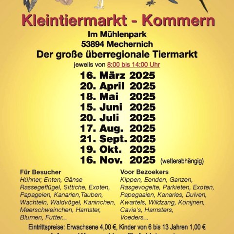 Small animal market 2025, © H.J. Sonnenschein