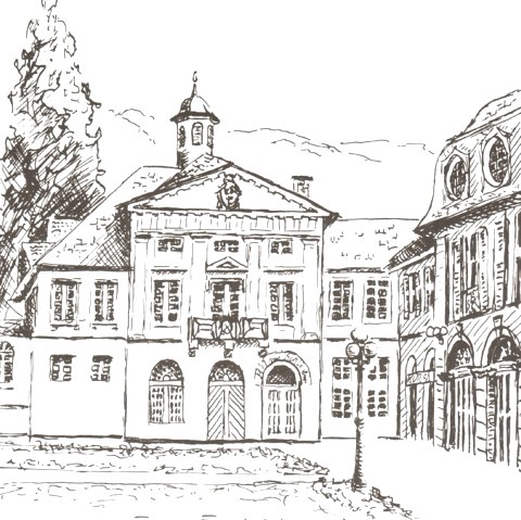 Historisch Bad Bertrich_tekening, © Archiv GesundLand Vulkaneifel
