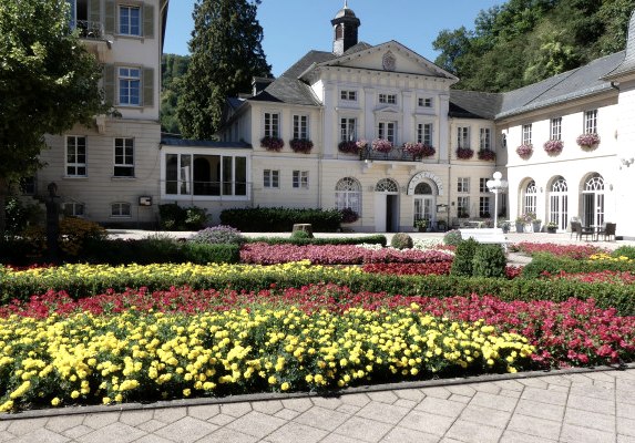Bad Bertrich met de Kurkarten en de Kurfürstlichen Schlössschen