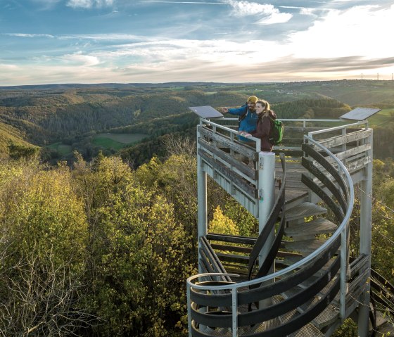 Krawutschketurm bij het Eifel uitzicht "Burgberg", © Eifel Tourismus GmbH, Dominik Ketz
