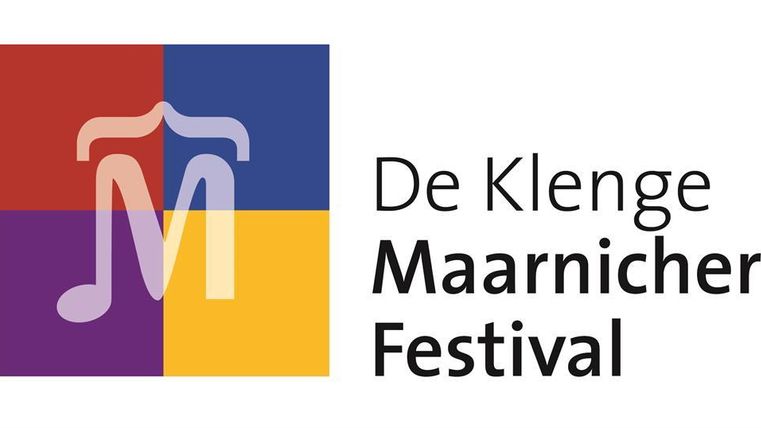 A modern logo for the Maarnicher Festival. It features colorful geometric shapes and a stylized letter "M".