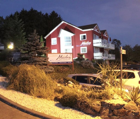 Evening atmosphere at the Maarberg Resort