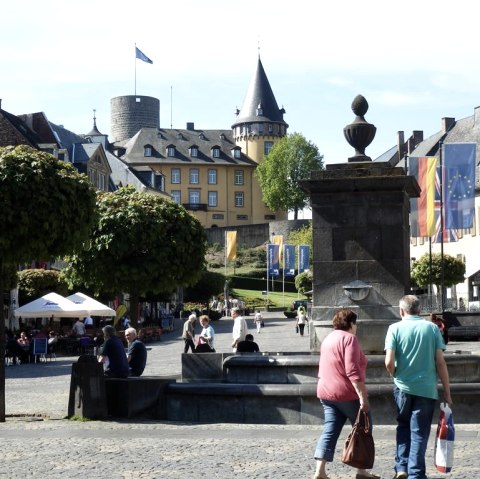Vue sur la place du marché, © Stadt Mayen