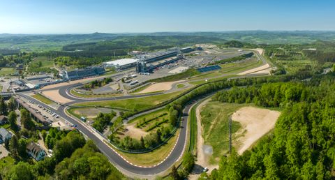 Luftaufnahme vom Nürburgring