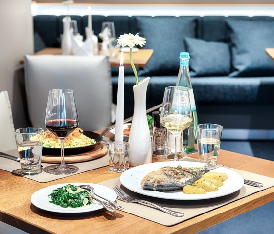 Food Seehotel au bord du lac de barrage, © Seehotel am Stausee/ Andrea Rehkopp