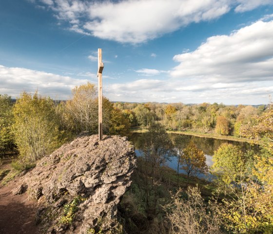 Le lac de cratère de Windsborn sur le sentier de randonnée VulkaMaar-Pfad, © Eifel Tourismus GmbH - D. Ketz
