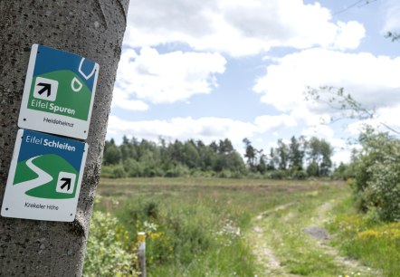 Signposting, Eifelspur Heideheimat, © Nordeifel Tourismus GmbH