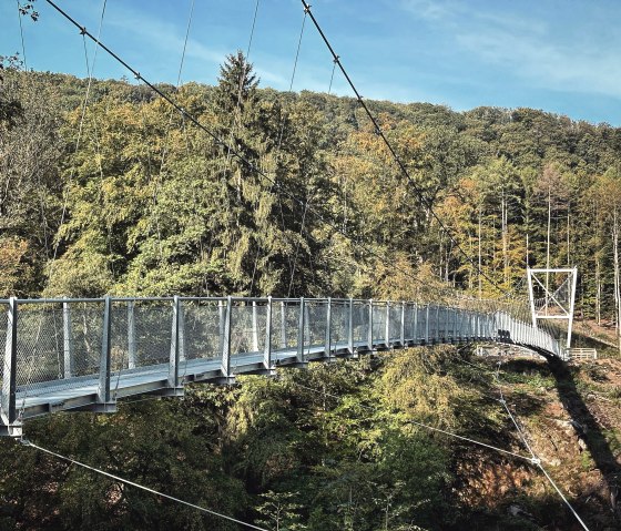 Neue Hängebrücke Irreler Wasserfälle, © Felsenland-Südeifel Tourismus GmbH, Anna-Carina-Krebs