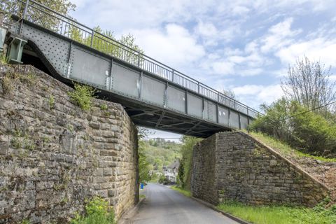 Querungsbrücke der Vennquerbahn bei Dahlem-Kronenburg