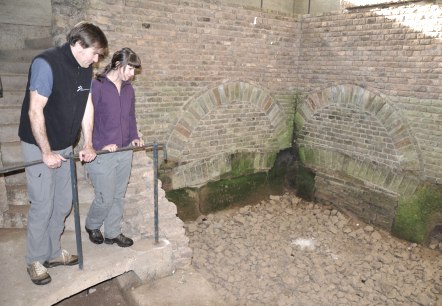 Roman well room on the Roman canal hiking trail, © Wandermagazin/ N. Glatter