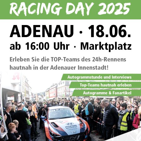 plakat Adenauer Racing Day, © Gewerbeverein Adenau e.V.