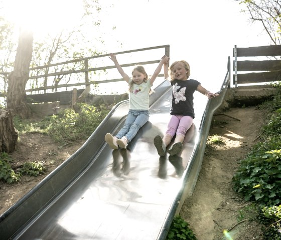 Maifeld cycle path-2025-088-Water playground, Mertloch, © TI Maifeld, Dominik Ketz