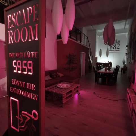 Escape-Room Zone de séjour, © Escape-Room Code 1882
