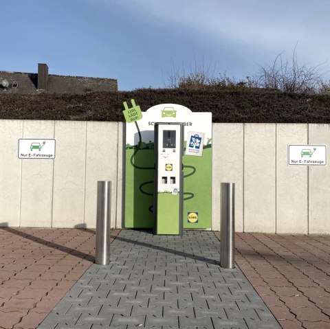 E-Tankstelle Lidl-Filiale in Wittlich, © Celine Junker