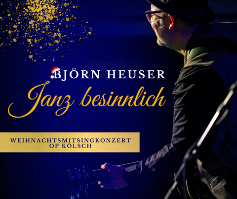 Plakat Björn Heuser mit Gitarre
