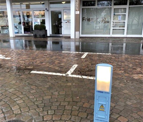 Feldstraße apotheek oplaadpunt voor e-bikes, © Celine Junker