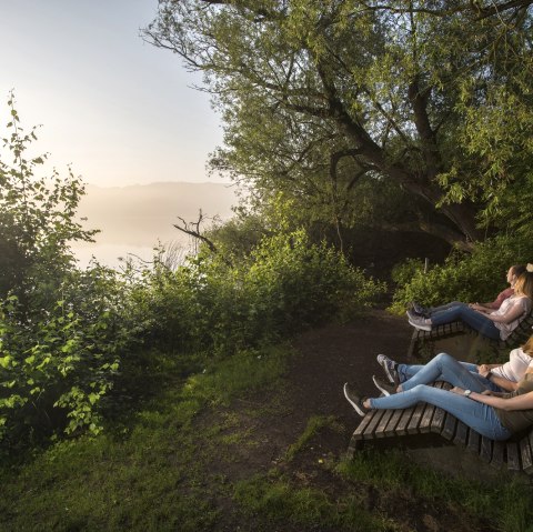 Dream lounger at the boat rental Laacher See, © Vulkanregion Laacher See/Kappest