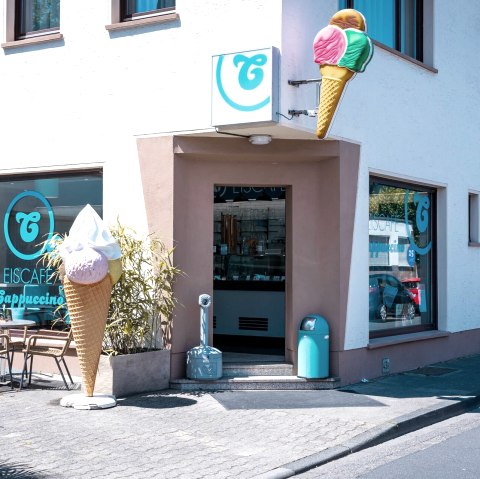 Eiscafé Eingang