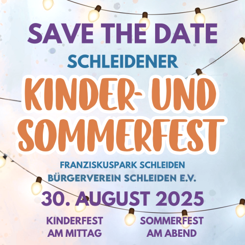 Kinder- u. Sommerfest, © Bürgerverein Schleiden e.V.