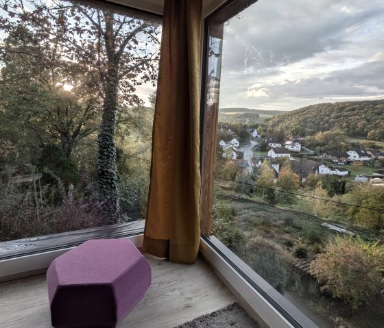 Fensterfront Ausblick über Schalkenbach