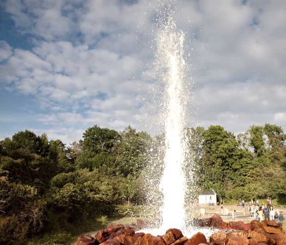 Destination on the Vulkanpark cycle path: Geyser in Andernach, © Vulkanpark GmbH, Martin Christ