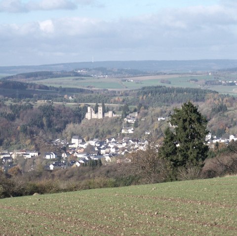 Panorama Schönecken, © Tourist-Information Prümer Land/Naturpark Geschäftsstelle Prüm