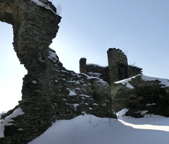 Wernerseck in de winter