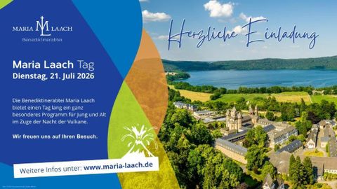 Ein einladendes Bild eines Tages in Maria Laach mit Blick auf den See und die umliegende Landschaft. Die Veranstaltung findet am Dienstag, den 21. Juli 2026 statt und bietet ein besonderes Programm für Jung und Alt.