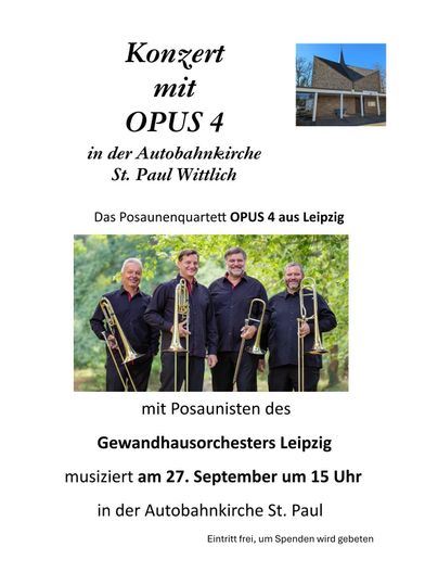 Ein Plakat für eine Lesung in der Autobahn- und Radwegekirche St. Paul. Die Veranstaltung findet am 6. Juni um 19 Uhr mit Pater Stephan Senge statt.