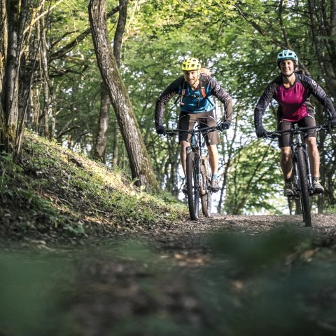 Mountain Biken in der Vulkaneifel, © inmedia