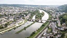 Uitzicht op Trier, bestemming van de Eifelsteig, © Eifel Tourismus GmbH, D. Ketz