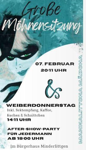 Une affiche pour un événement intitulé « Grande Réunion de Carottes ». Elle contient des informations sur la date, l'heure et les activités, y compris une soirée après le spectacle.