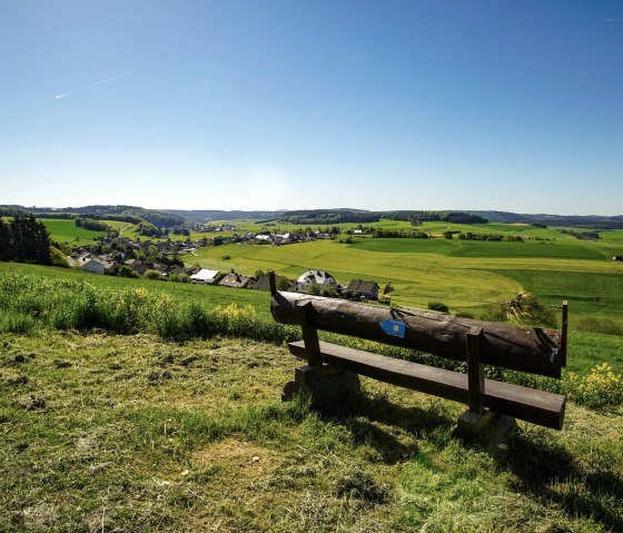 La vue sur Herresbach depuis le Sonnenrundweg, © Laura Rinneburger