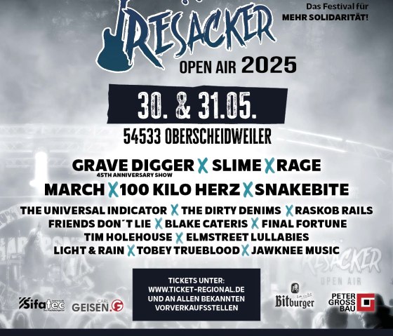 Plakat Bands Resäcker 2025
