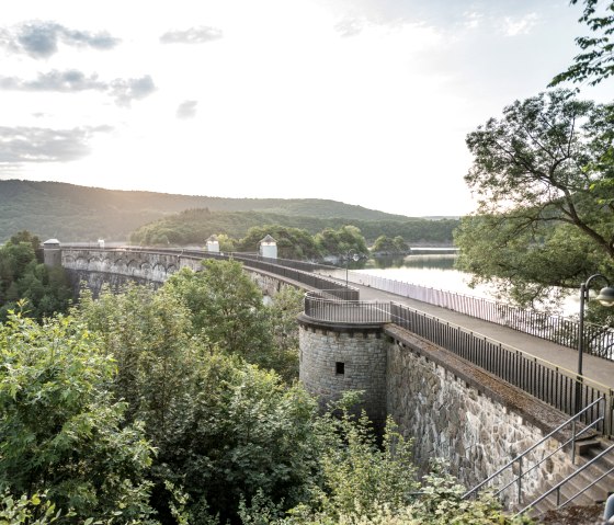 View of the Urft dam wall, © Eifel Tourismus GmbH, Dominik Ketz