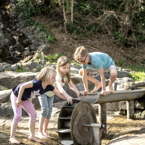 Wasserspielplatz am Maifeld-Radweg, © TI Maifeld, Dominik Ketz