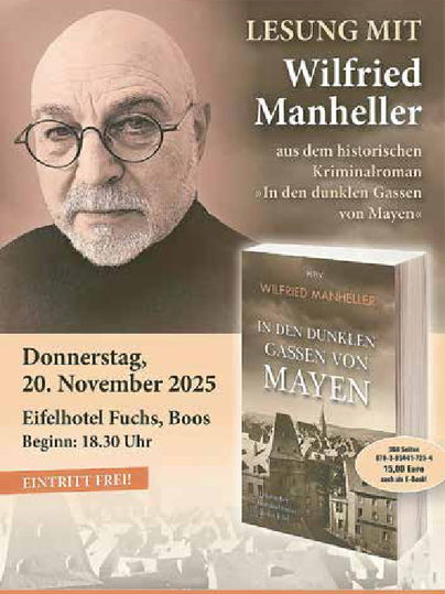 Ein einladendes Plakat für ein Nikolausfrühstück am 6. Dezember. Es beschreibt ein reichhaltiges Frühstücksbuffet mit Glühwein, Punsch und weihnachtlichen Leckereien.