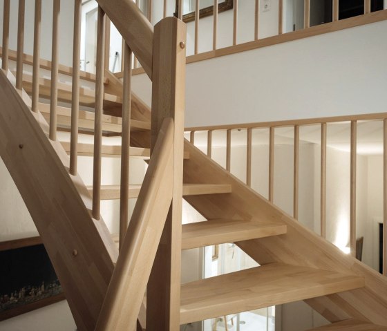 Treppen zu den Ferienwohnungen