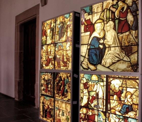 In the tour of the monastery