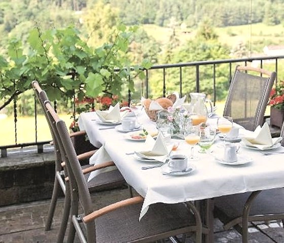 Terrasse de la maison de campagne Müllenborn, © Landhaus Müllenborn