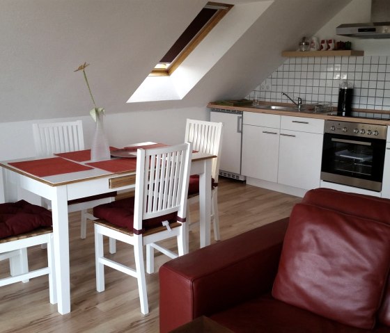 Kitchen and living room