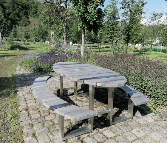 Pauseninsel Inklusionsgarten Müsch, © Tourist-Information Hocheifel-Nürburgring