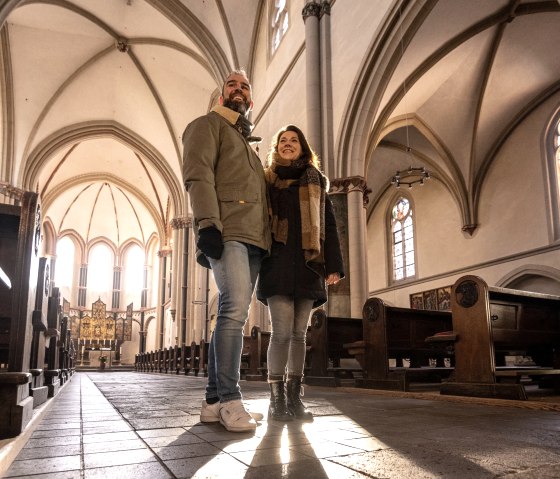 Visite de la collégiale de Münstermaifeld, © Eifel Tourismus GmbH, D. Ketz