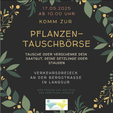Pflanzen-Tauschbörse, © Dorfteam Langsur