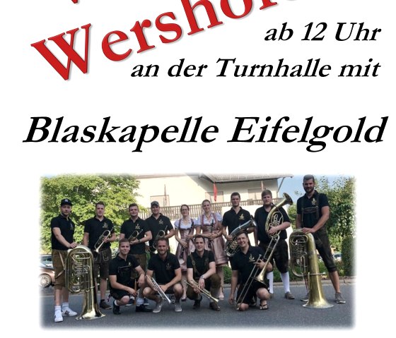 Plakat Vatertagsfest, © Blaskapelle Eifelgold