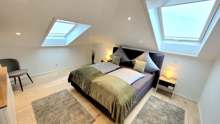 Bedroom of the apartment "Hohe Acht"