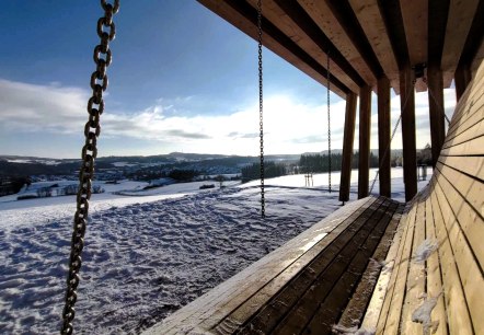 Balançoire géante panoramique Kelberg, © TI Kelberg