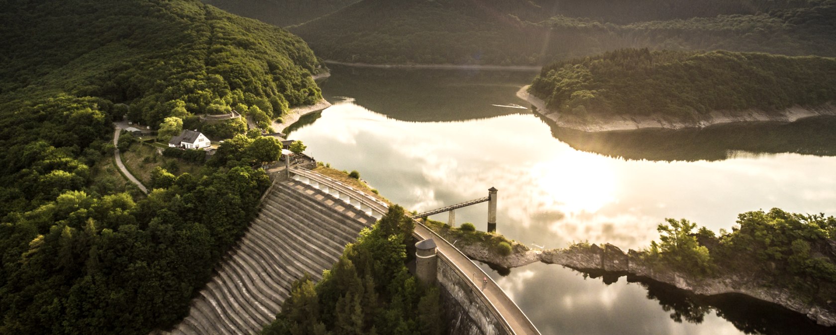 Barrage de l'Urft dans le parc national de l'Eifel, © Eifel Tourismus GmbH, D. Ketz