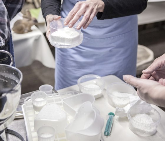 petites meules de fromage à la fin de l'école de fromage